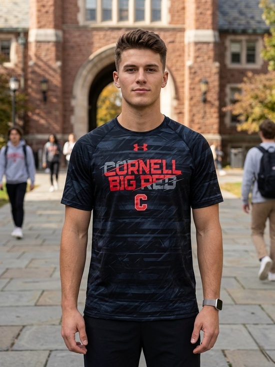 Under Armour Other - Men's Under Armour Cornell Big Red Performance T-Shirt Size M Camo Grey